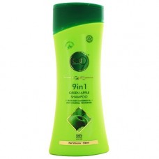 OkaeYa.com 9 in 1 Green Apple,Pearl Shampoo with Anti Dandruff & Anti Hairfall Properties 300 ml